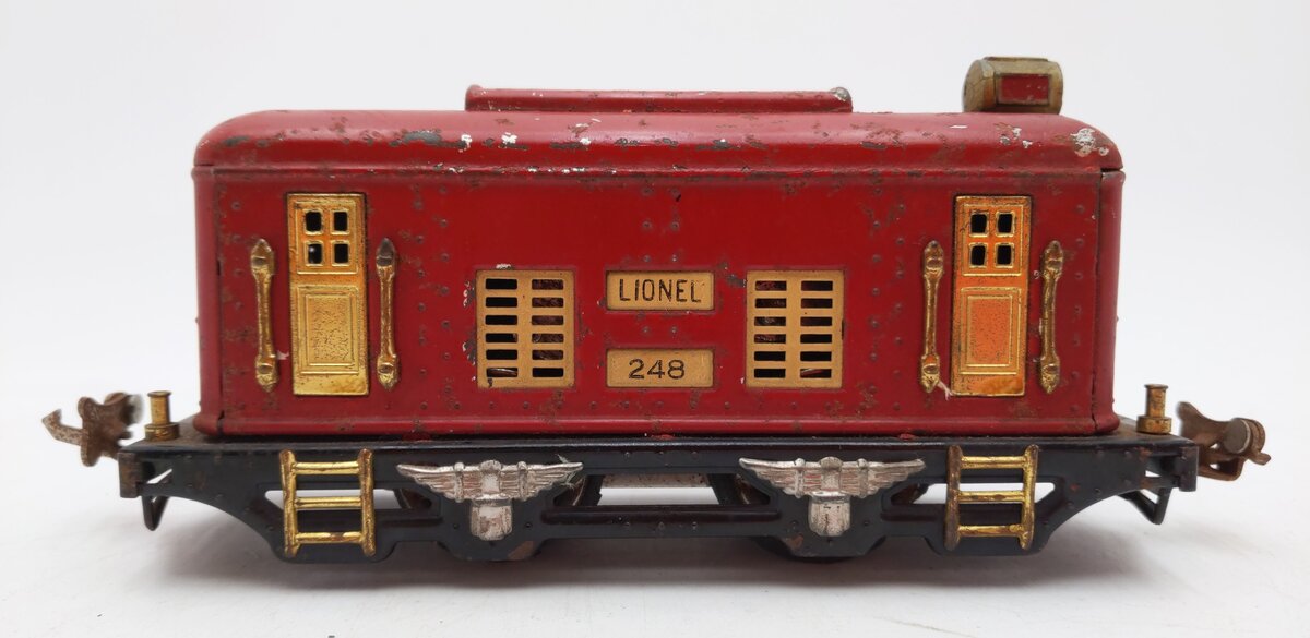 Lionel 248 Vintage O Prewar 0-4-0 Tinplate Powered Electric Locomotive