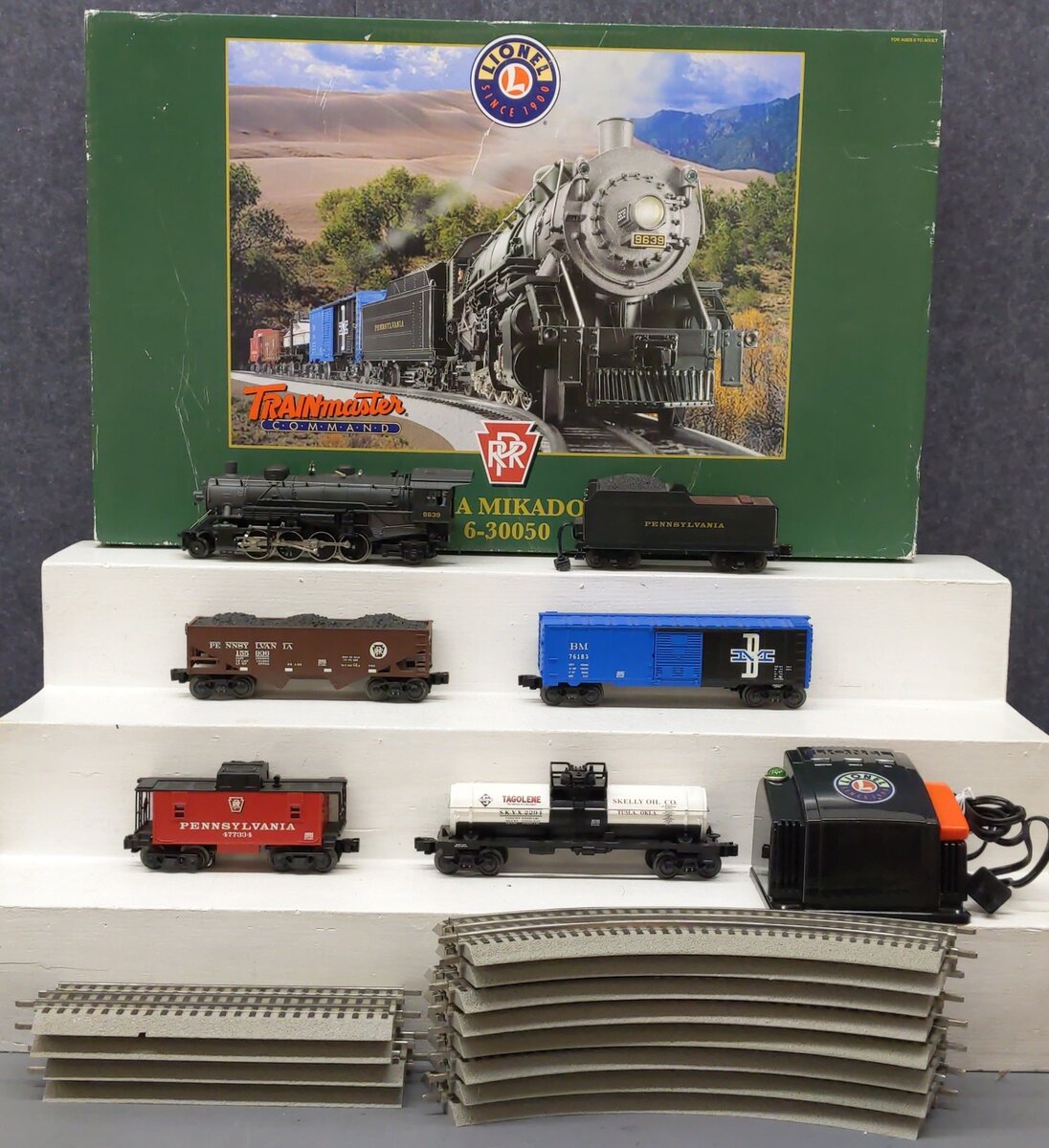 Lionel 6-30050 Pennsylvania O Gauge Super Steam Train Set EX/Box