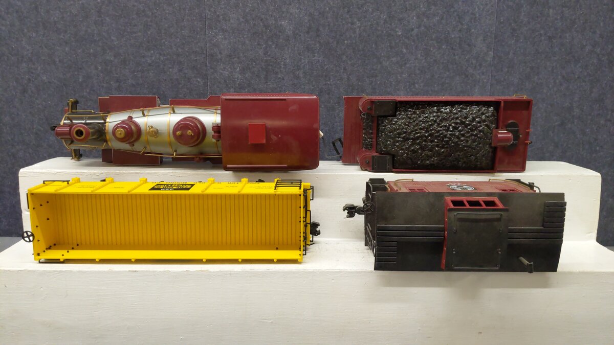 Bachmann 90011 Thunderbolt Express G Gauge Steam Train Set EX