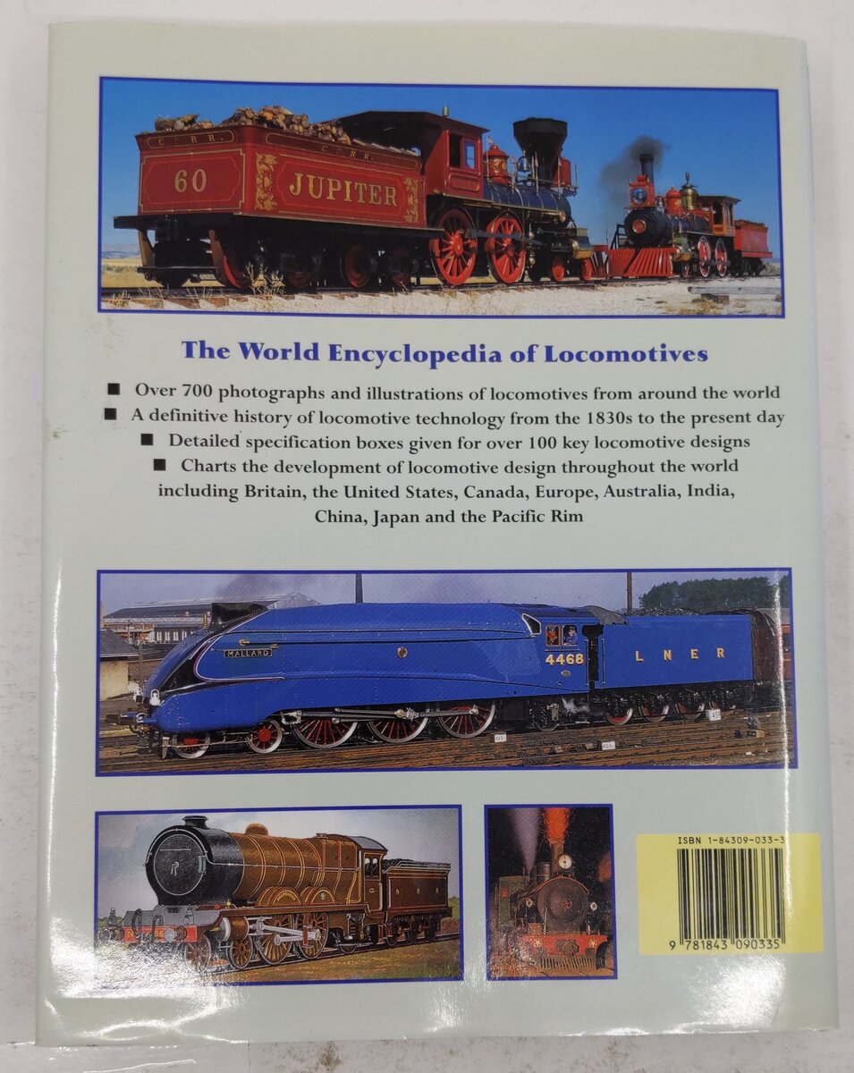 The World Encyclopedia Of Locomotives Hardcover Book By Colin Garratt EX