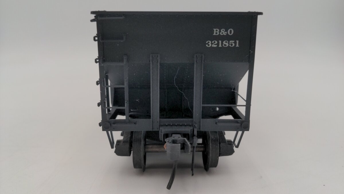 O Scale 2 Rail Baltimore & Ohio Hopper Car #321851 EX