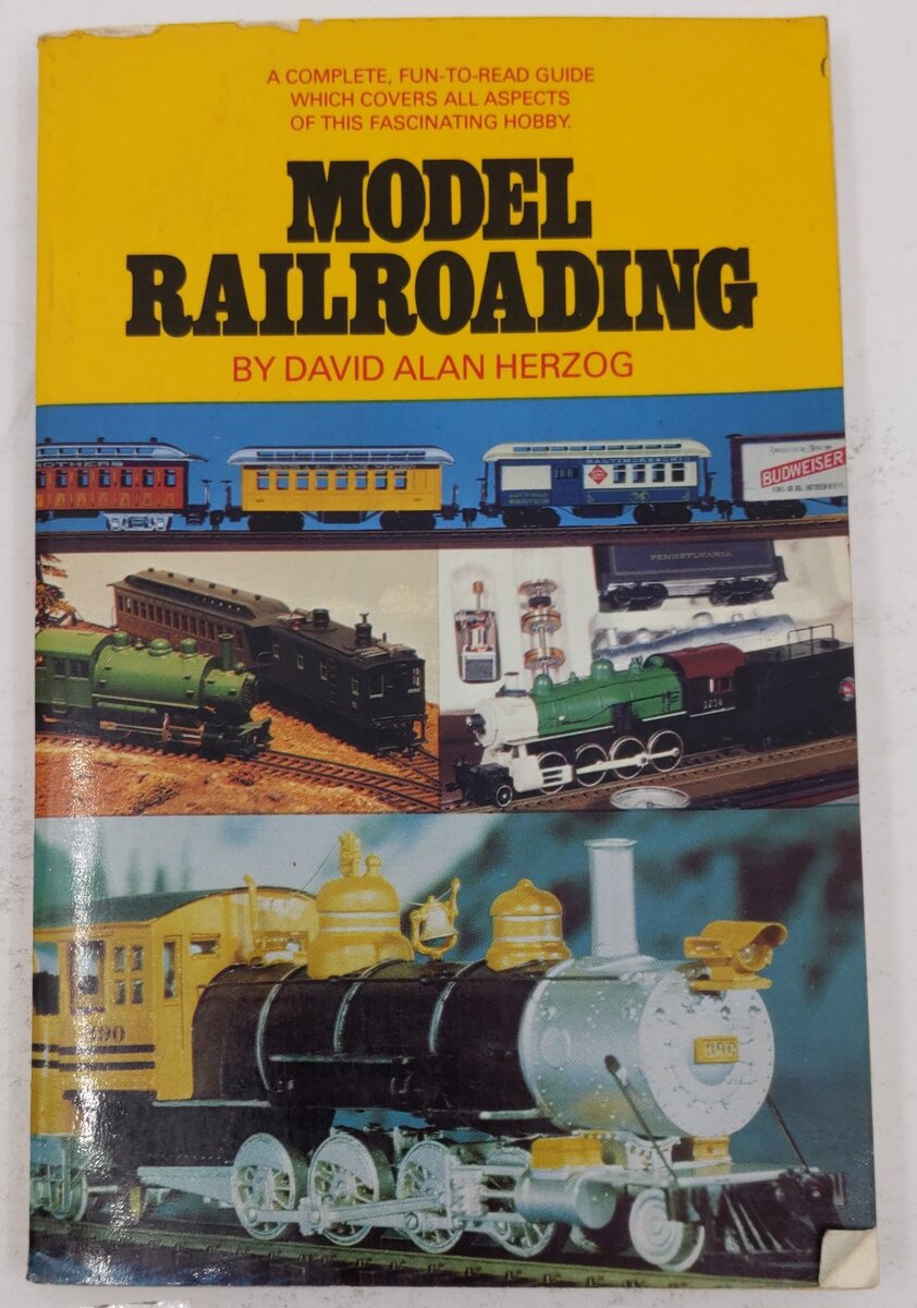 Model Railroading Paperback Book By David Alan Herzog VG
