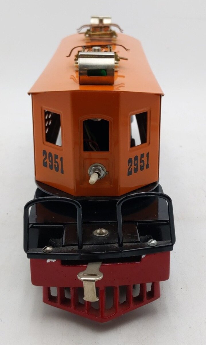 McCoy 1954 Standard Gauge National TCA 4-4-4 Orange Electric Locomotive LN