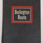 Burlington Route Hardcover Book By Richard C. Overton VG