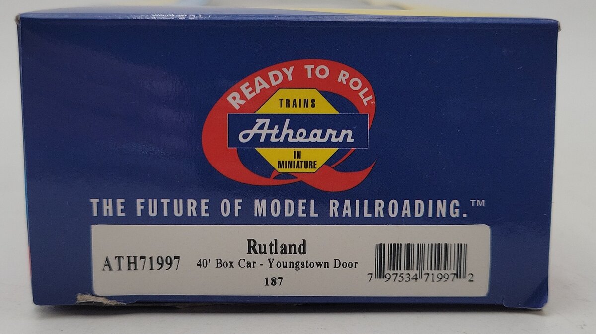 Athearn 71997 HO Rutland 40' Youngstown Door Boxcar #187