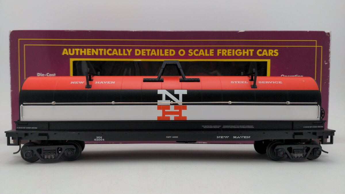 MTH 20-98213 O Gauge New Haven Coil Car with Coils #62004 (2-Rail) EX/Box