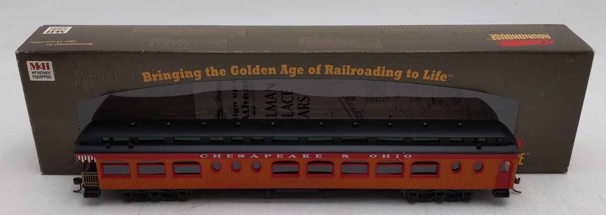 Roundhouse 85390 HO C&O RTR 85' Pullman Palace Observation Car