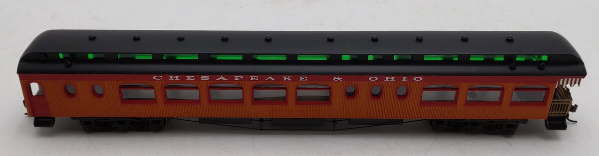 Roundhouse 85390 HO C&O RTR 85' Pullman Palace Observation Car