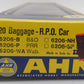 AHM 6206-WA HO Wabash 1920 Baggage US RPO Car #162 EX/Box