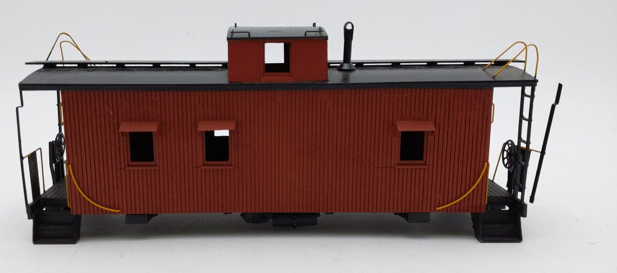 O Scale Generic Caboose Painted- 2 Rail