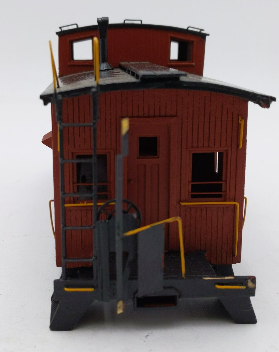O Scale Generic Caboose Painted- 2 Rail