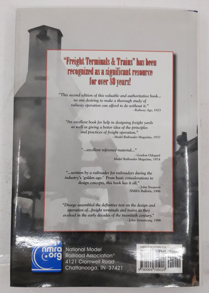 Freight Terminals & Trains Hardcover Book By John A. Droege EX