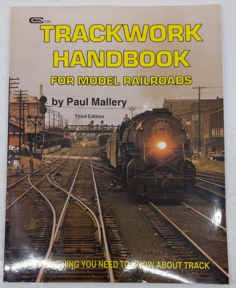 Trackwork Handbook For Model Railroads Paperback Book By Paul Mallery EX