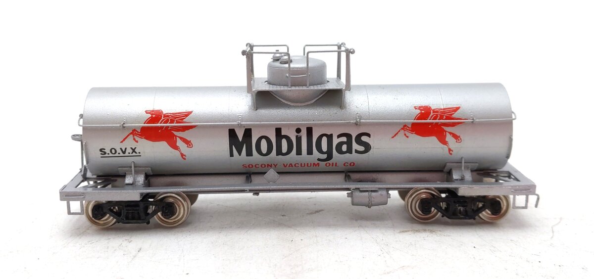 Precision Scale Company 15656 HO Brass Mobilgas 8,000 Gallon Tank Car - Painted LN/Box