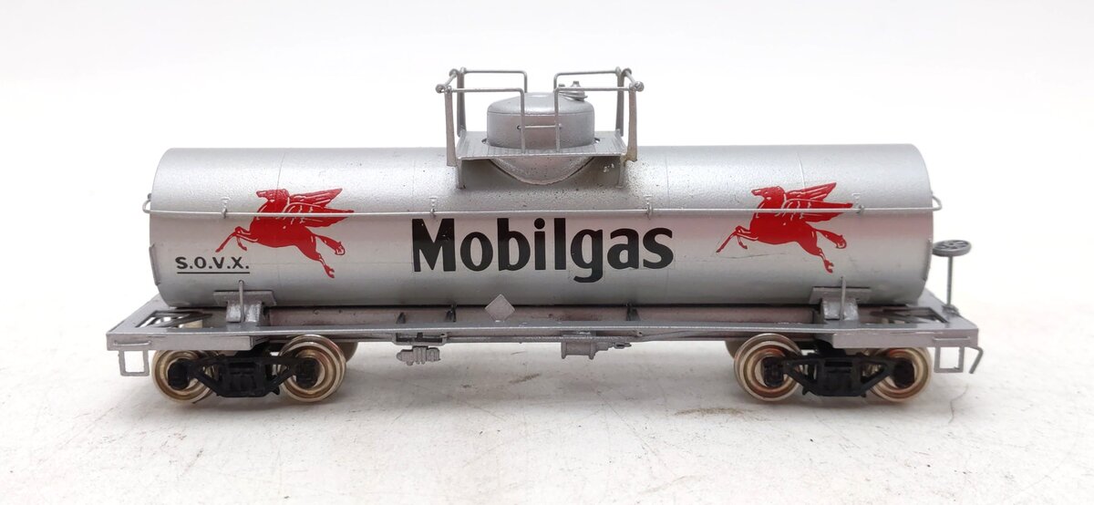 Precision Scale Company 15656 HO Brass Mobilgas 8,000 Gallon Tank Car - Painted LN/Box