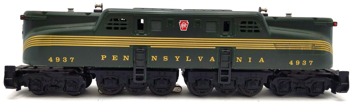 Williams GG27 O PRR Brunswick Green Five Stripe Powered Electric Loco #4937 EX/Box