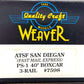 Weaver 7598 O Gauge ATSF San Diego PS-1 40' Boxcar #7598 (3Rail) VG/Box