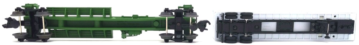 Lionel 6-52042 O BN TTUX Flatcar with Trailer EX/Box