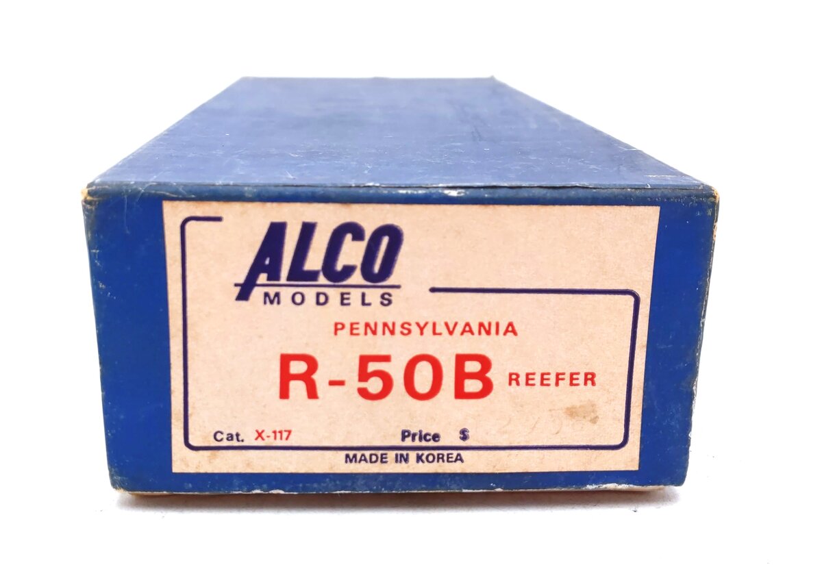 Alco Models X-117 HO Scale Brass Custom Pennsylvania R-50B Reefer #2710/Box