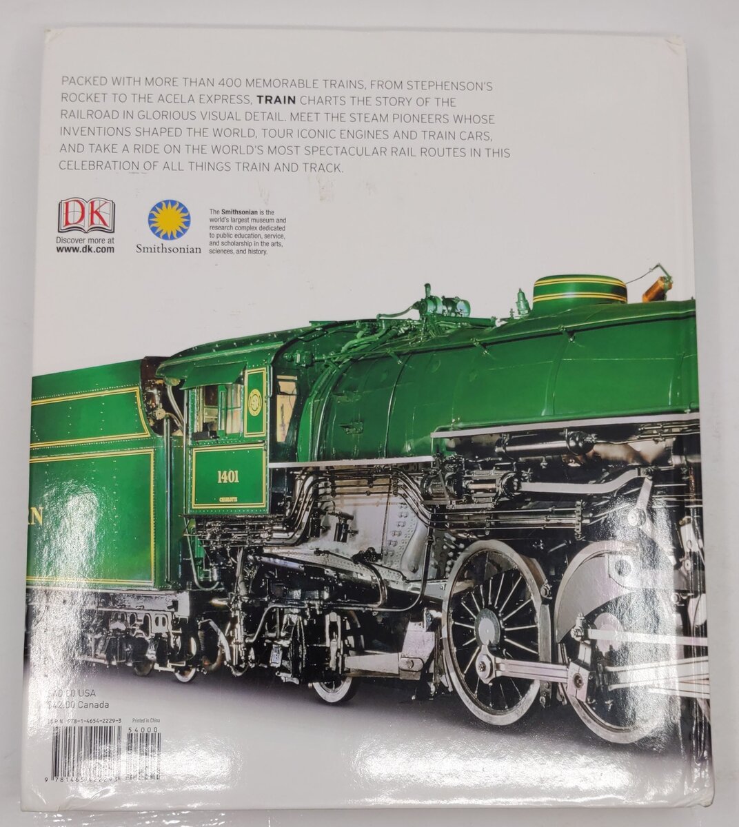Train: The Definitive Visual History Hardcover Book By DK VG