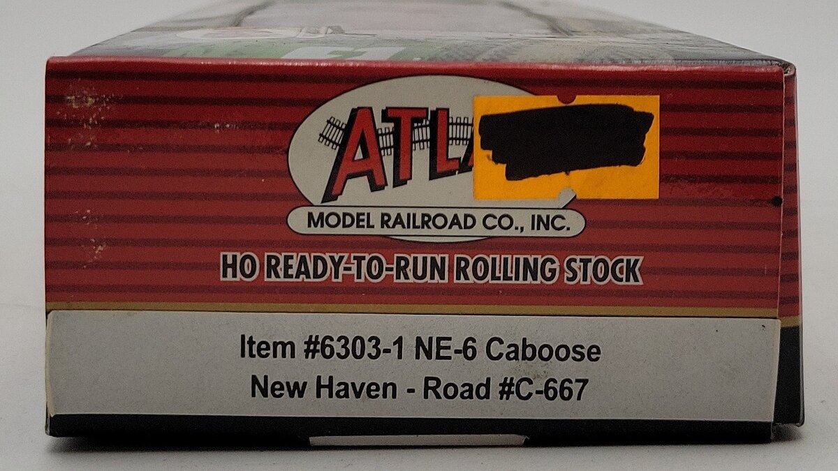 Atlas 6303-1 HO Scale New Haven NE-6 Caboose #C-667 MT/Box