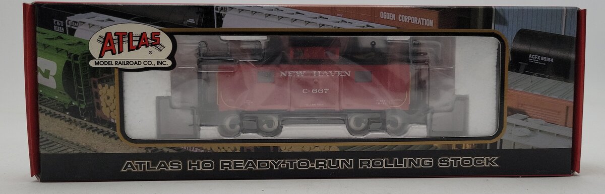 Atlas 6303-1 HO Scale New Haven NE-6 Caboose #C-667 MT/Box