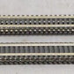 HO Nickel Silver 36" Straight Track Section (Pack of 10) EX
