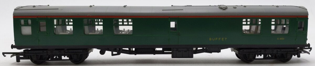 Hornby R624 OO Green Buffet Cab w/ Seats #S1851 EX/Box