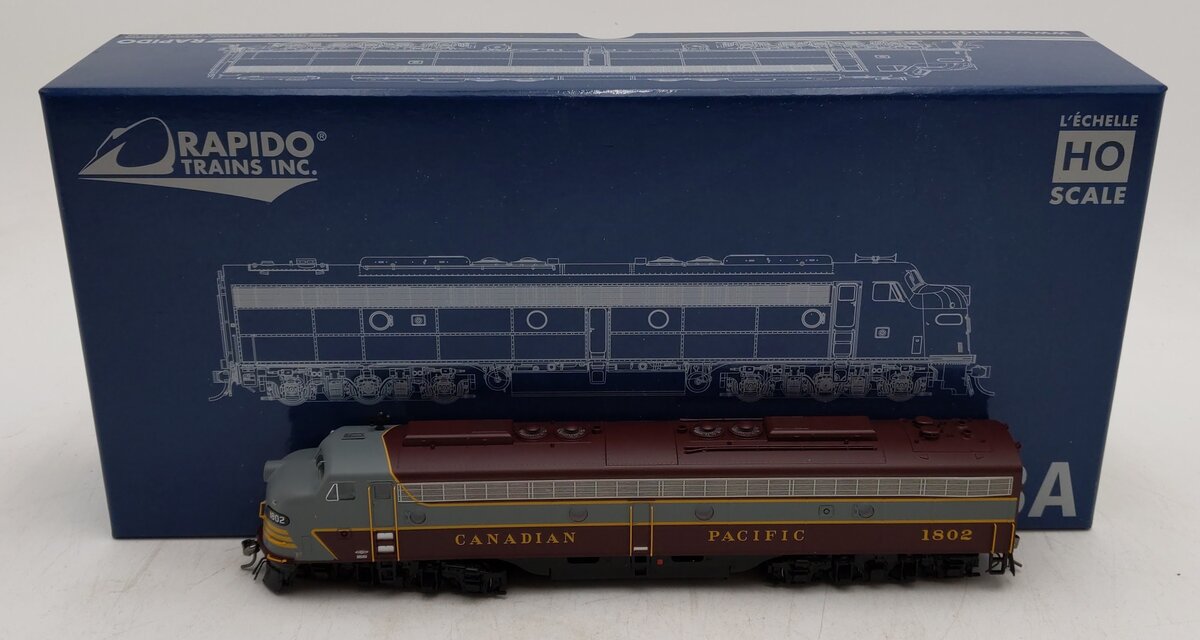 Rapido Trains 28014 HO CP Block Scheme EMD E8A Diesel Locomotive DC #1802