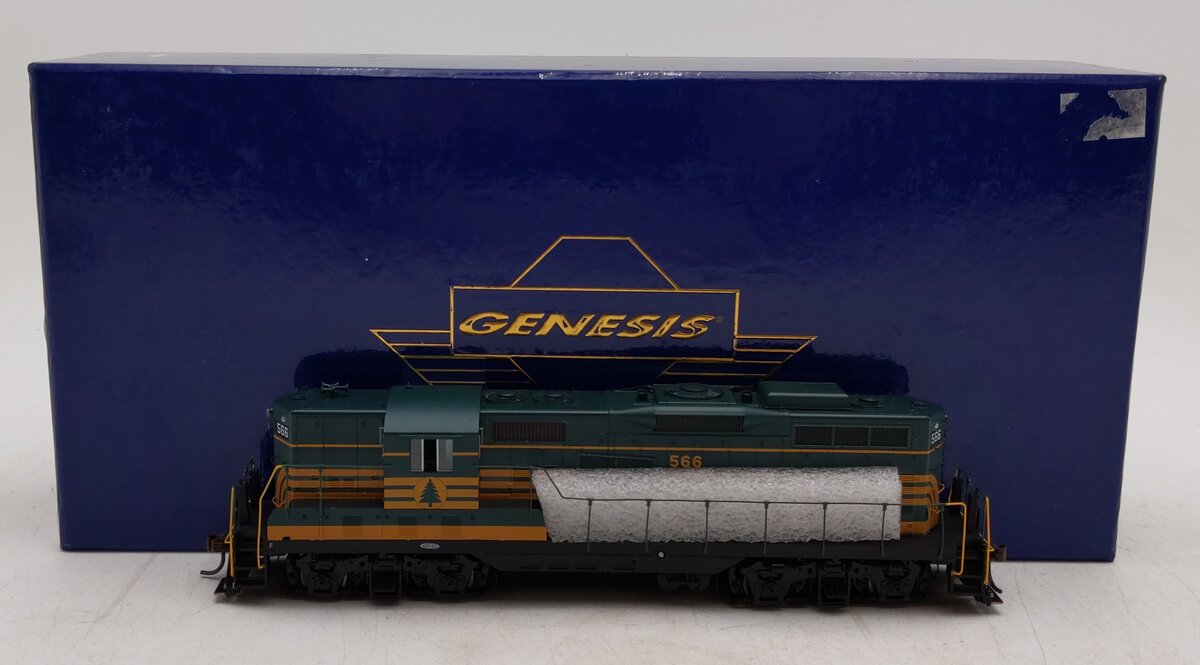 Athearn G62687 HO Scale Maine Central GP7 Phase II Diesel Locomotive #566 w/DCC EX/Box