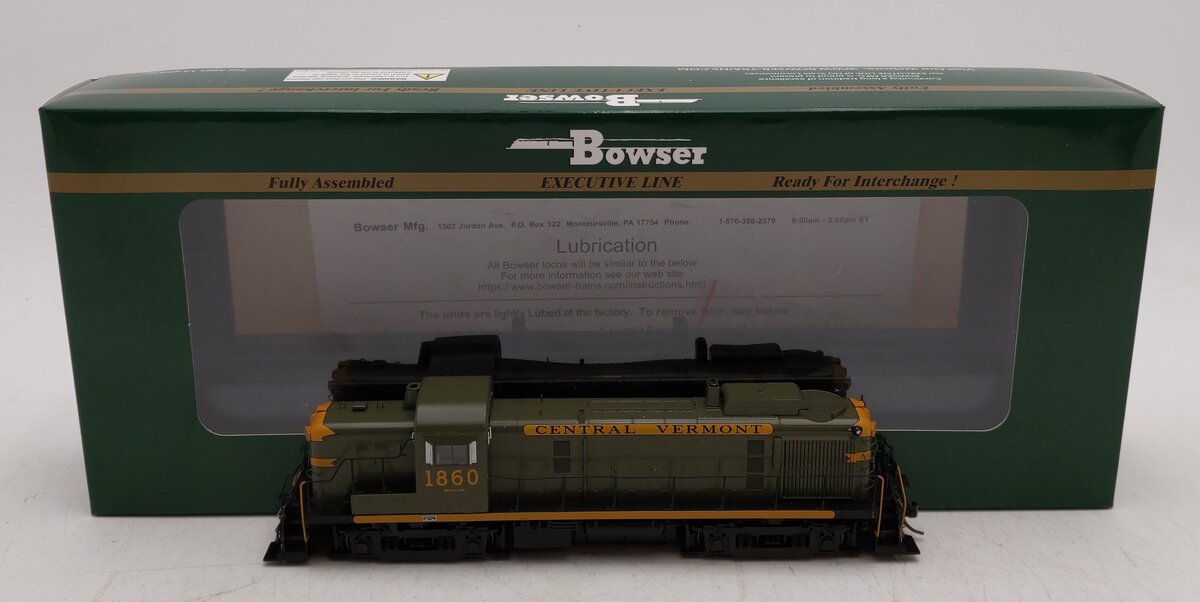 Bowser 24644 HO Scale CV Alco RS-3 Phase 3 Diesel Locomotive #1860