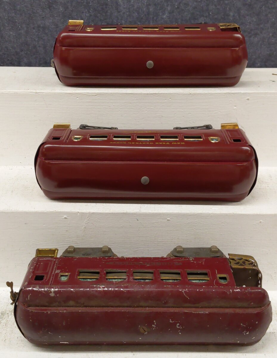 Lionel Vintage Standard Gauge New York Central Passenger Cars #36, 36, & 35 [3]