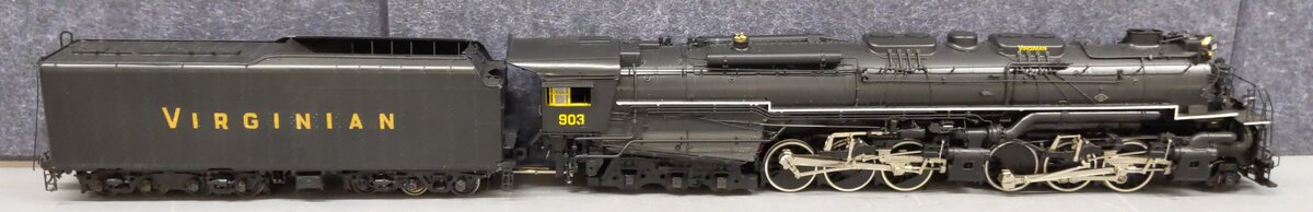 Precision Scale Co 15809-1 O Brass Virginian 2-6-6-6 Steam Loco & Tender #903 2R EX/Box