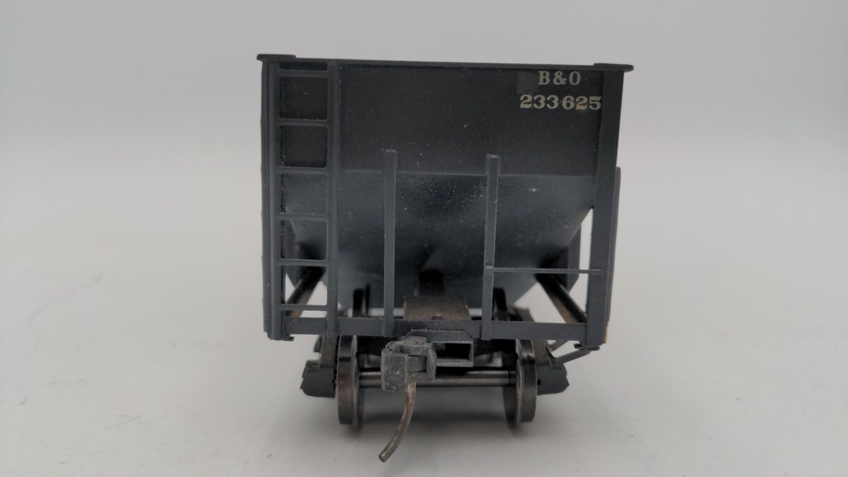 O Scale 2 Rail CUSTOM BRASS Baltimore & Ohio Hopper Car #233625 EX