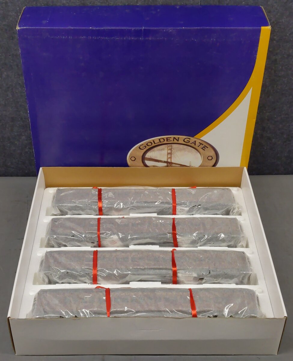 Golden Gate Depot O Norfolk & Western 80' Coach Cars (Set of 4) - 2-Rail NIB