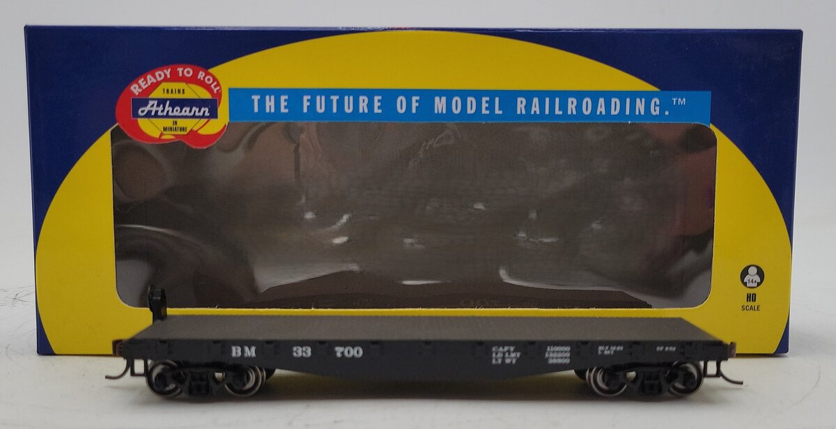 Athearn 97727 HO Scale Boston & Maine 40' Flat  #33700