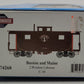 Roundhouse 74260 HO Boston & Maine RTR Eastern 2-Window Caboose #C-34