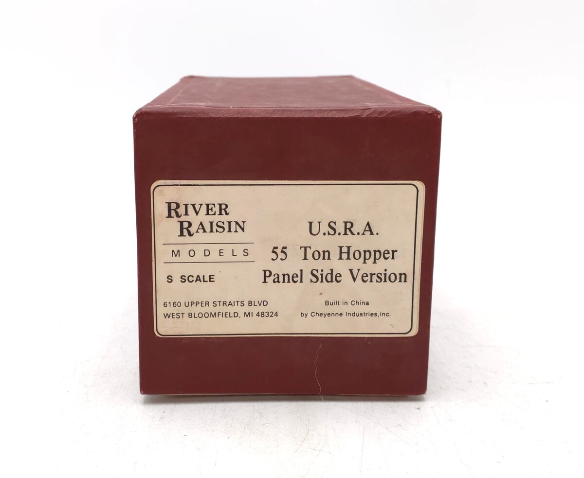 River Raisin Models S Scale BRASS USRA 55 Ton Hopper (Panel Side Version) EX/Box