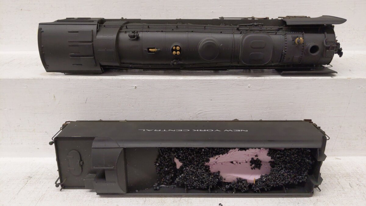 O Scale BRASS NYC 4-8-2 Steam Locomotive & Tender 2 Rail -Painted