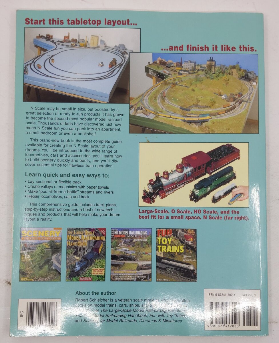 N Scale Mode Railroading Paperback Book By Robert Schleicher VG