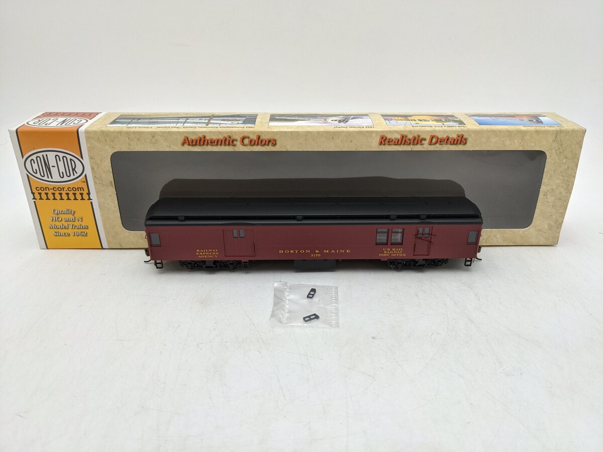 Con-Cor 0001-094037 HO Boston & Maine Baggage Mail Car #3170