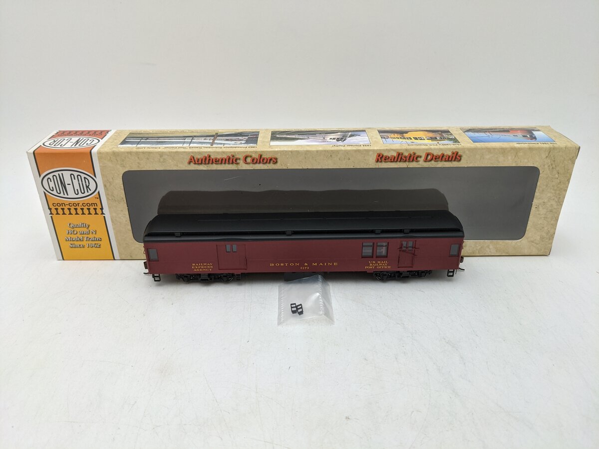 Con-Cor 0001-094038 HO Boston & Maine Baggage Mail Car #3173