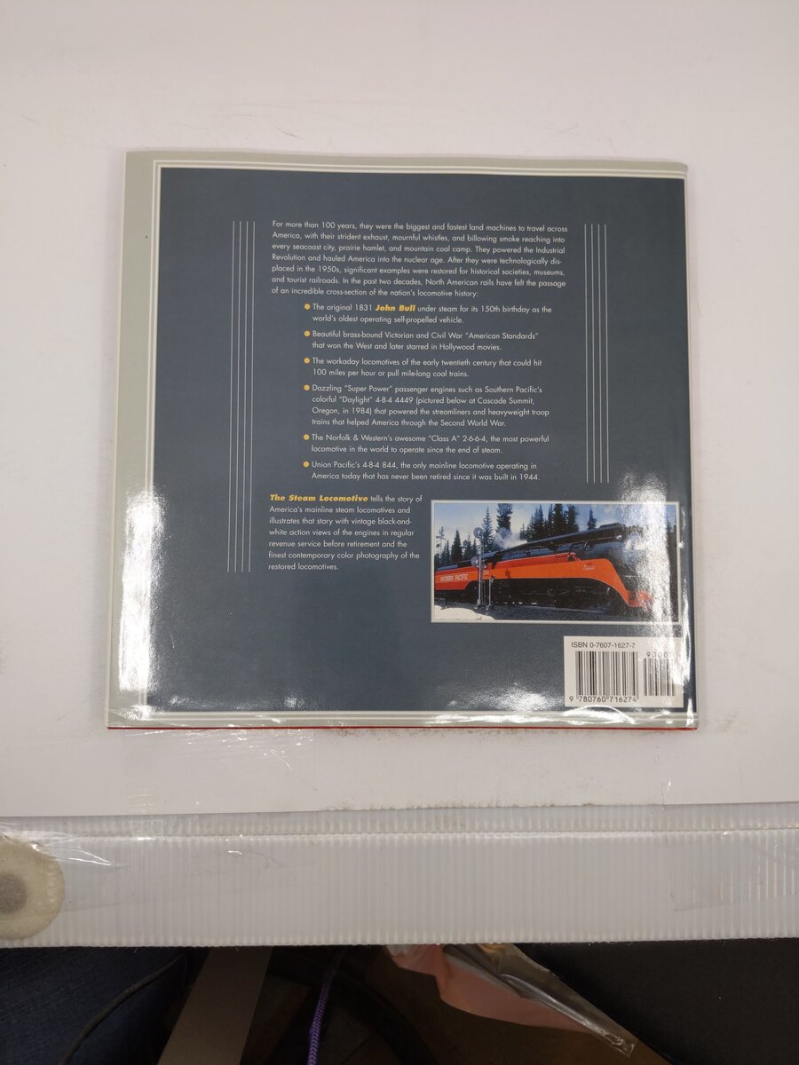 The Steam Locomotive Hardcover Book By Jim Boyo EX