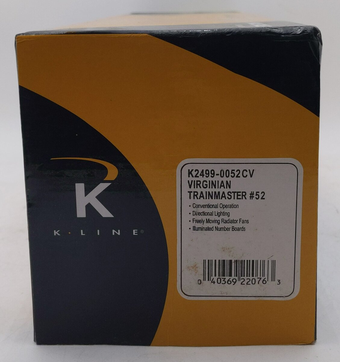 K-Line K2499-0052CV O Gauge Virginian Trainmaster Diesel Locomotive #52 EX/Box