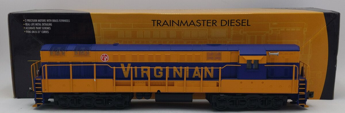 K-Line K2499-0052CV O Gauge Virginian Trainmaster Diesel Locomotive #52 EX/Box