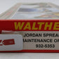 Walthers 932-5353 HO Maintenance Of Way Jordan Spreader Kit #1051 MT/Box