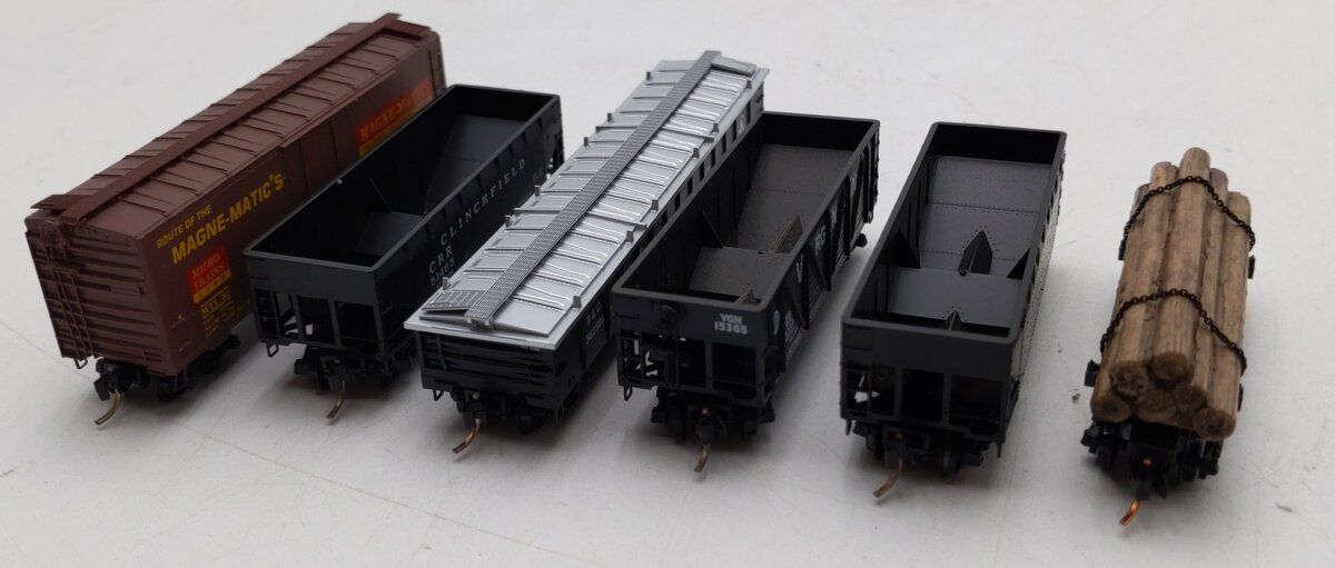 Micro-Trains N Scale Freight Cars #80,51455,362506,51465,15365,11300530 [6] EX