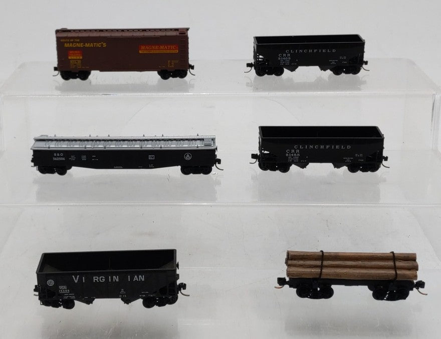 Micro-Trains N Scale Freight Cars #80,51455,362506,51465,15365,11300530 [6] EX