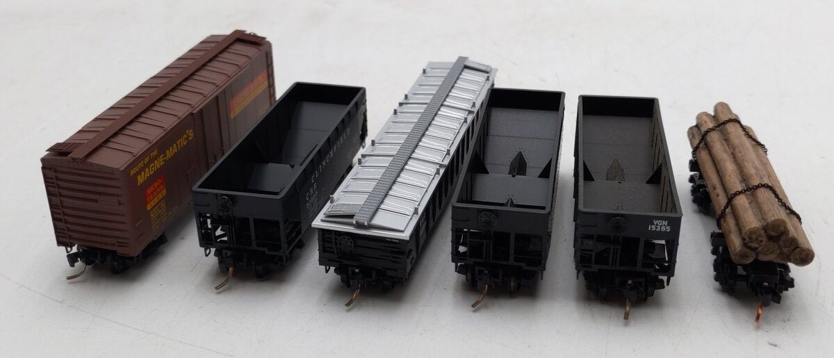 Micro-Trains N Scale Freight Cars #80,51455,362506,51465,15365,11300530 [6] EX