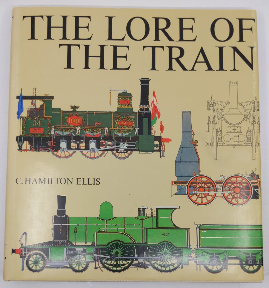 The Lore Of The Train Hardcover Book By C. Hamilton Ellis VG